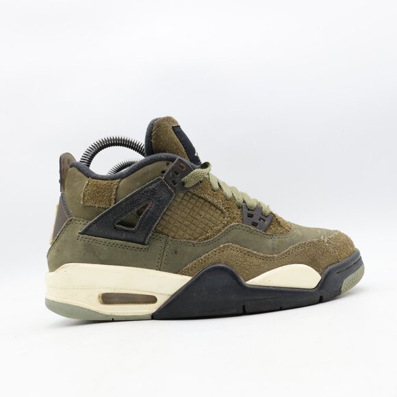 Nike Air Jordan 4 SE Retro Craft Olive Green Youth 4.5 Women’s 6 FB9928-200 - Picture 1 of 10